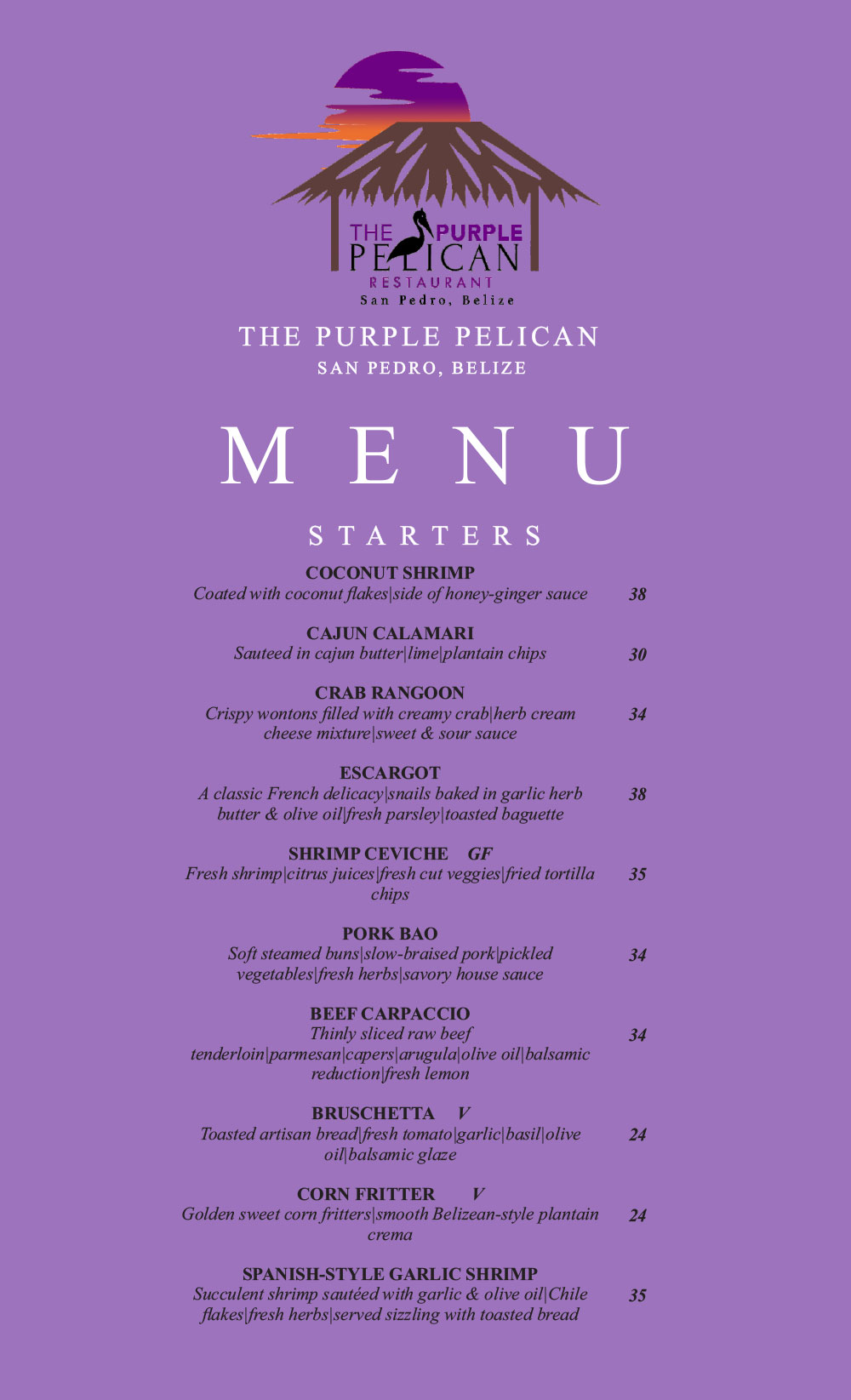 Menu Cover - Page 1